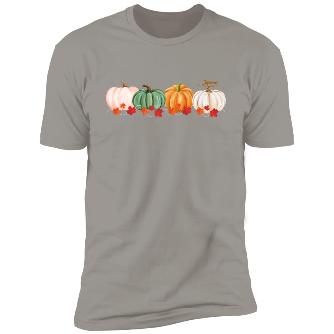 Pumpkins in a Row NL3600 Premium Short Sleeve T-Shirt