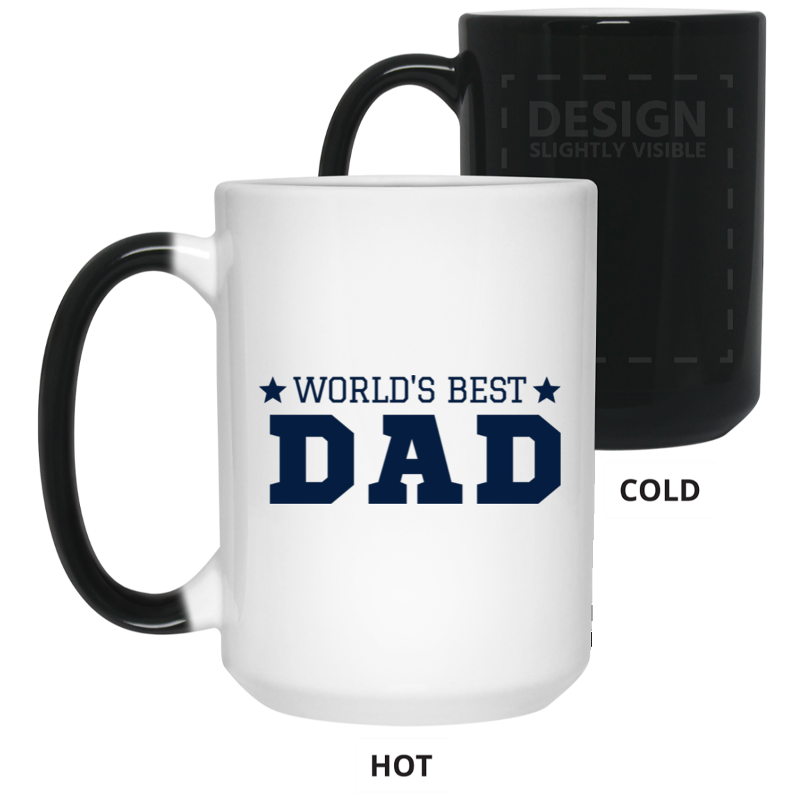 World's Best Dad -- Color Changing Mug