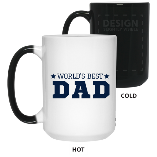 World's Best Dad -- Color Changing Mug