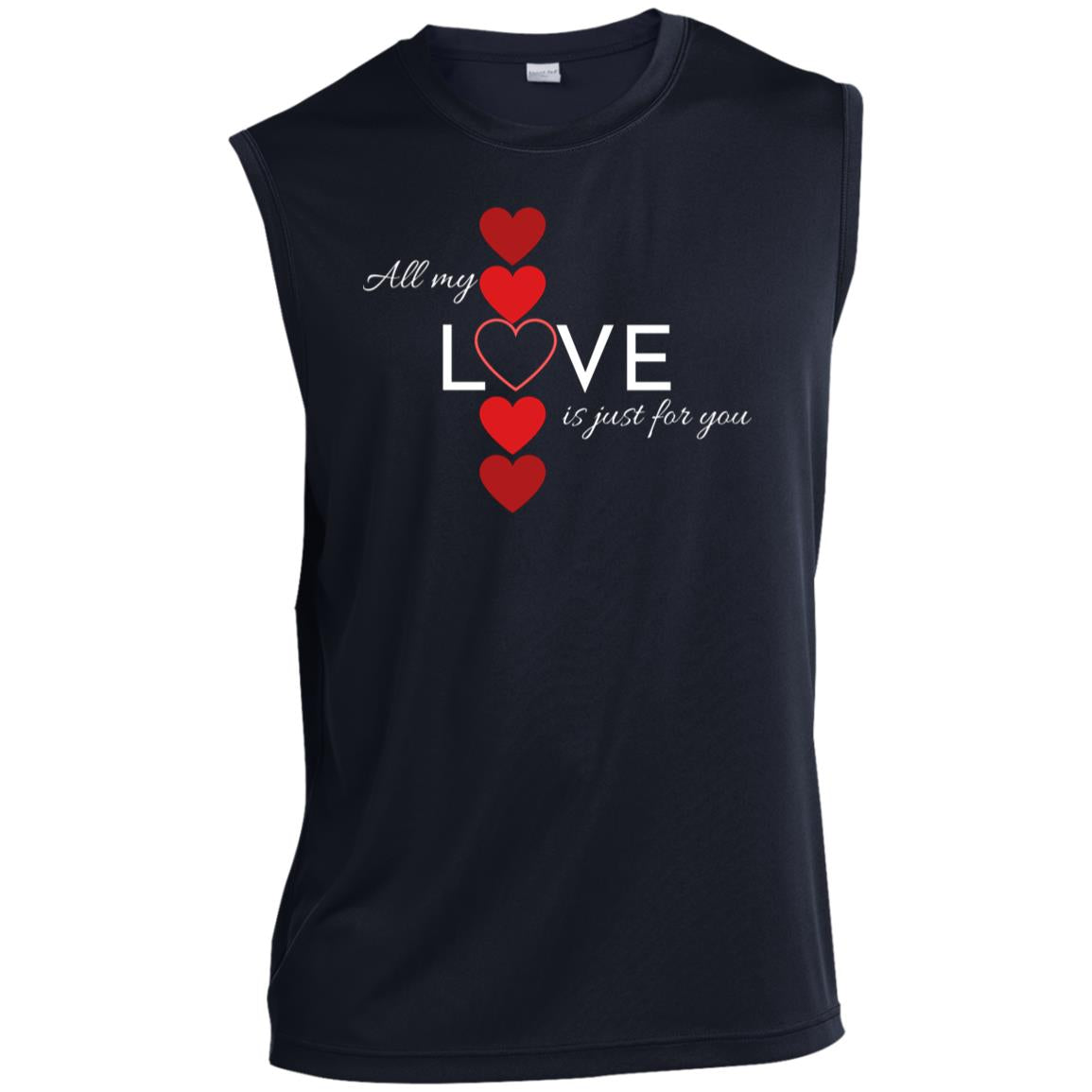 All My Love Is Just for You -- CLOSEOUT -- Men’s Sleeveless Performance Tee