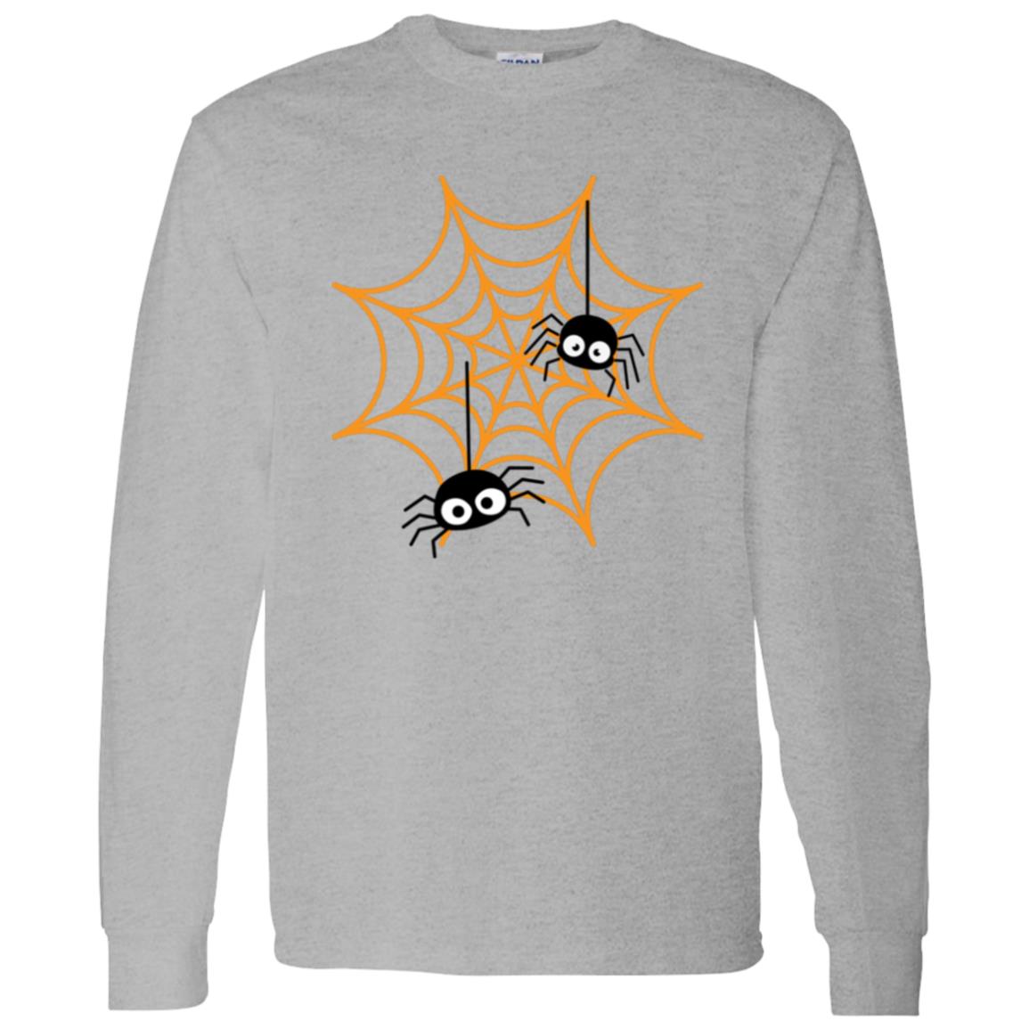 Spiders on Web -- LS T-Shirt 5.3 oz.