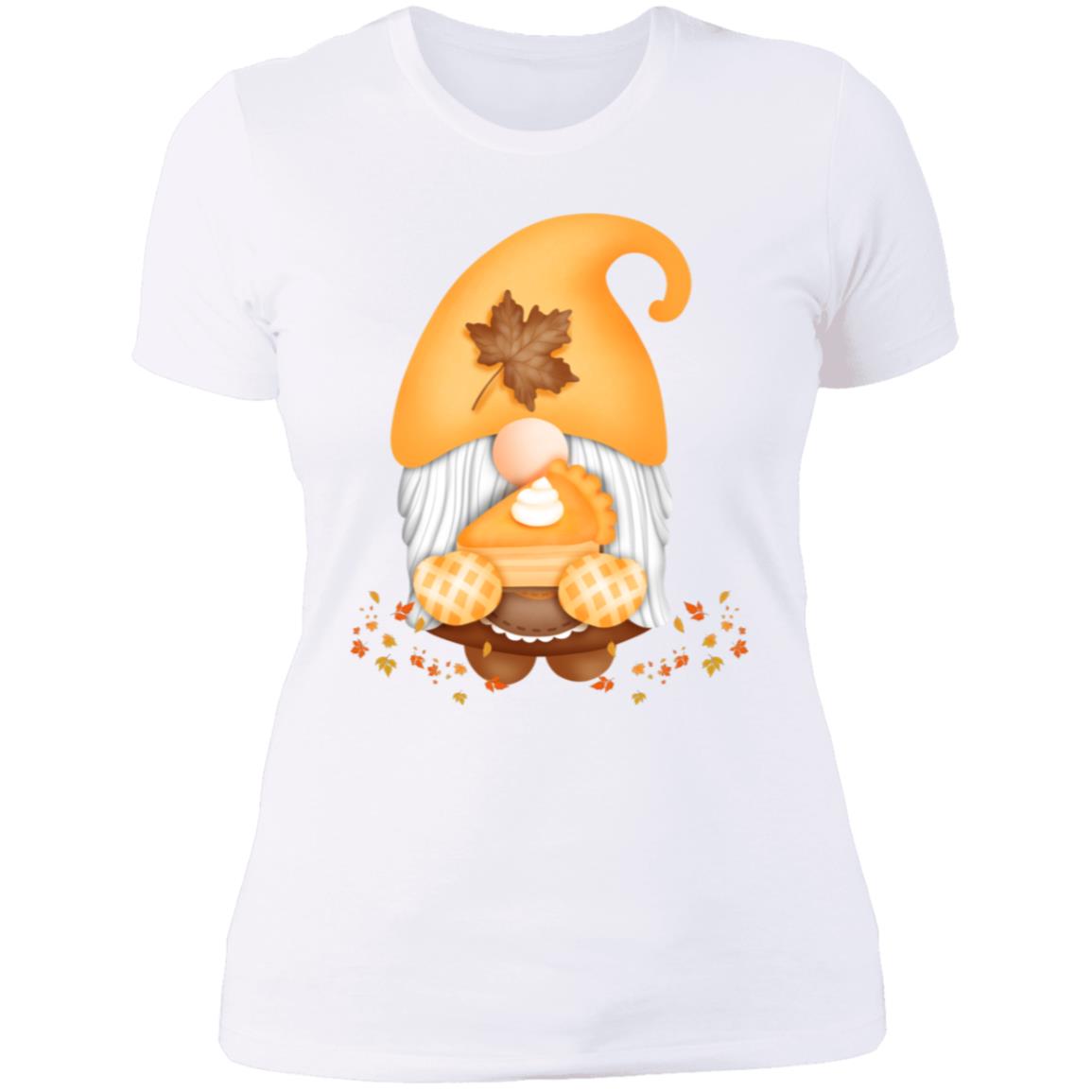 Gnome Pumpkin Pie NL3900 Ladies' Boyfriend T-Shirt