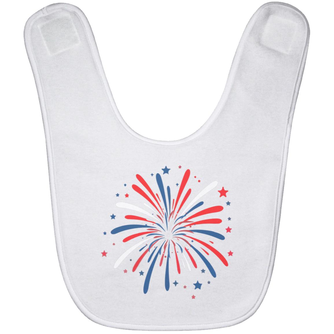 4th of July Firework -- Baby Bib