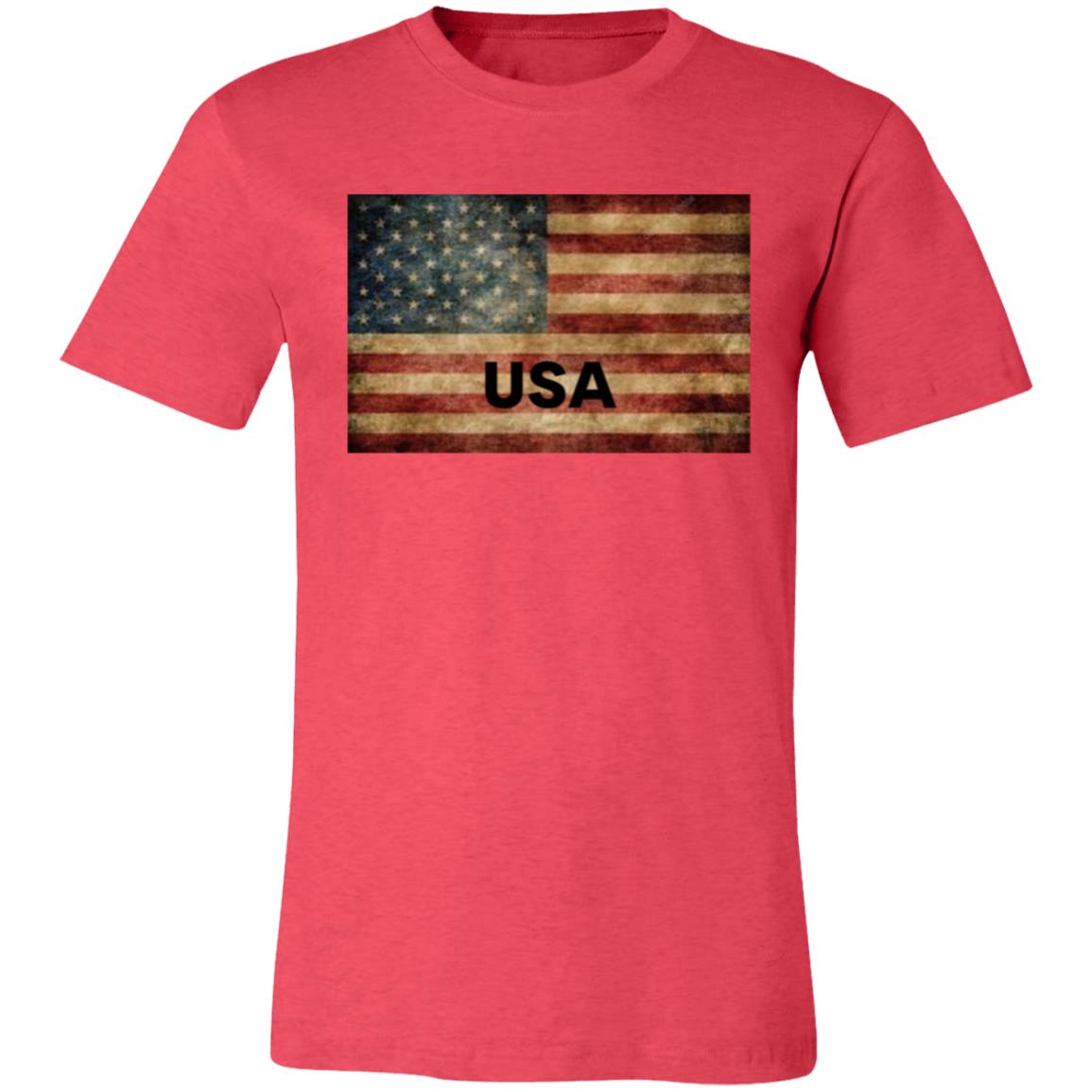 American Flag -- Unisex Jersey Short-Sleeve T-Shirt